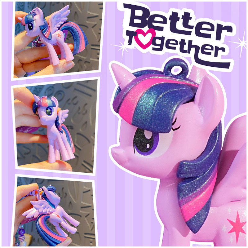 PONY 馬 ユニコーン キーチャーム キーホルダー キーリング キーチェーン バッグチャーム ストラップ アクセサリー 紛失予防 かわいい ジュエリー 可愛い 雑貨 鍵 車 レディース カップル 小物 ギフト プレゼント