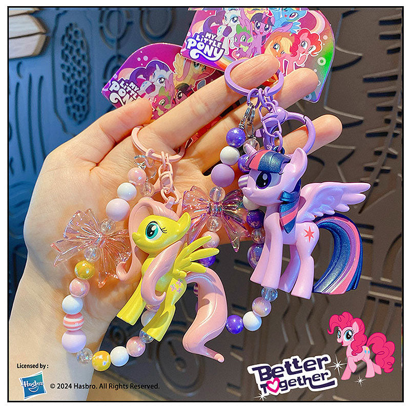 PONY 馬 ユニコーン キーチャーム キーホルダー キーリング キーチェーン バッグチャーム ストラップ アクセサリー 紛失予防 かわいい ジュエリー 可愛い 雑貨 鍵 車 レディース カップル 小物 ギフト プレゼント