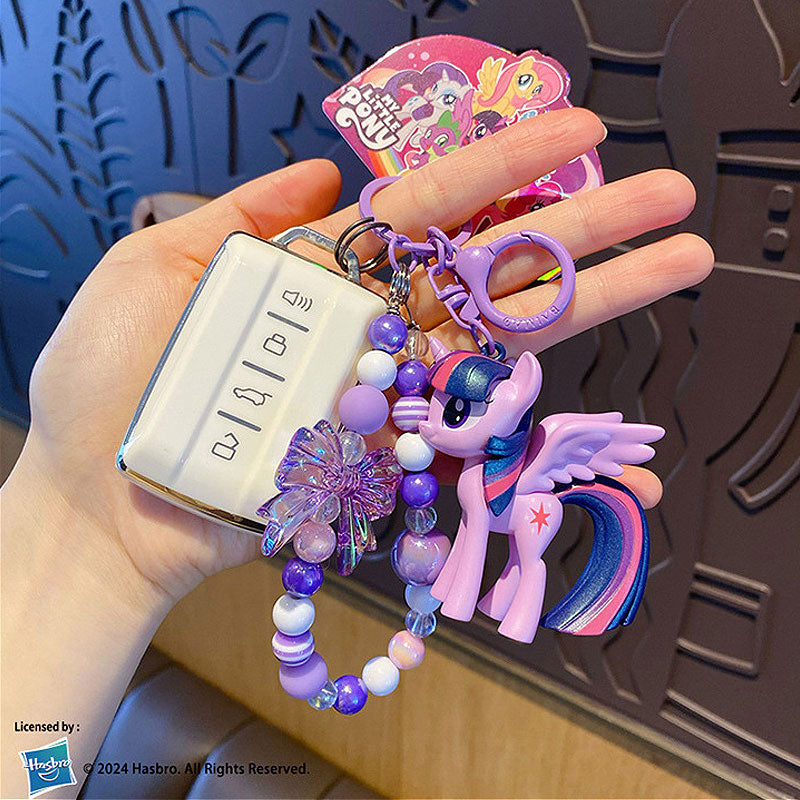 PONY 馬 ユニコーン キーチャーム キーホルダー キーリング キーチェーン バッグチャーム ストラップ アクセサリー 紛失予防 かわいい ジュエリー 可愛い 雑貨 鍵 車 レディース カップル 小物 ギフト プレゼント