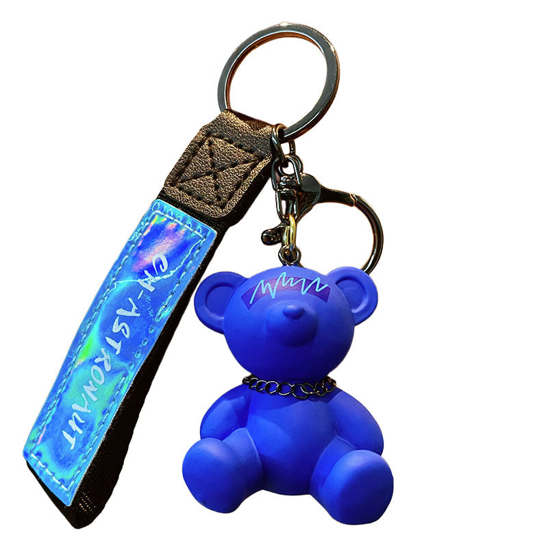 Bear クマ 電波 キーチャーム キーホルダー キーリング キーチェーン バッグチャーム ストラップ アクセサリー 紛失予防 かわいい ジュエリー 可愛い 雑貨 鍵 車 レディース カップル 小物 ギフト プレゼント