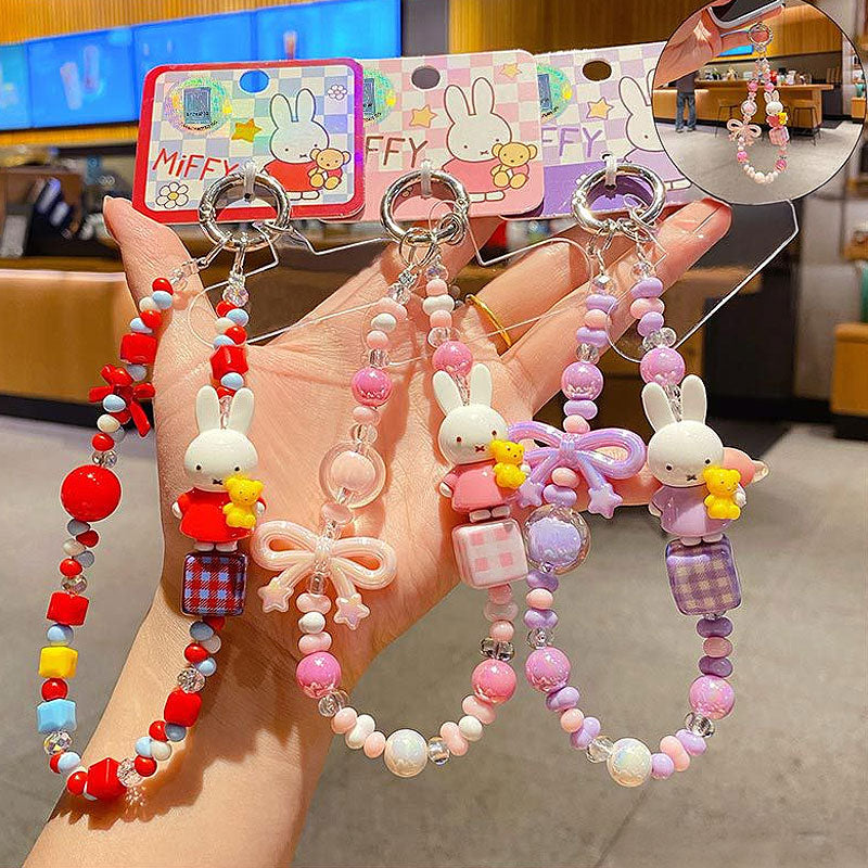 スマホ ストラップ かわいい ビーズ キーチャーム キーホルダー キーリング キーチェーン バッグチャーム ストラップ アクセサリー 紛失予防 かわいい ジュエリー 可愛い 雑貨 鍵 車 レディース カップル 小物 ギフト プレゼント