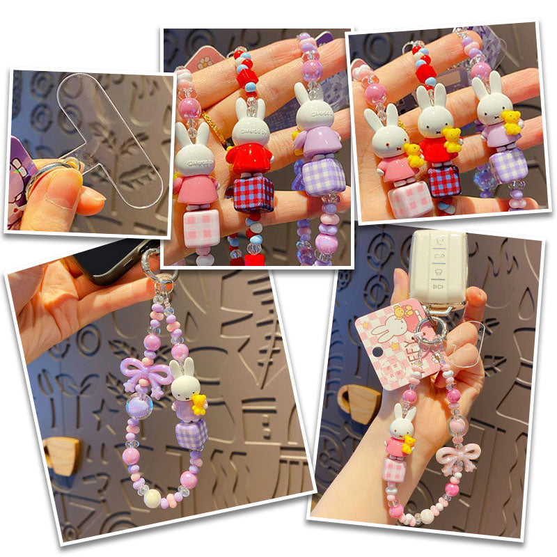 スマホ ストラップ かわいい ビーズ キーチャーム キーホルダー キーリング キーチェーン バッグチャーム ストラップ アクセサリー 紛失予防 かわいい ジュエリー 可愛い 雑貨 鍵 車 レディース カップル 小物 ギフト プレゼント