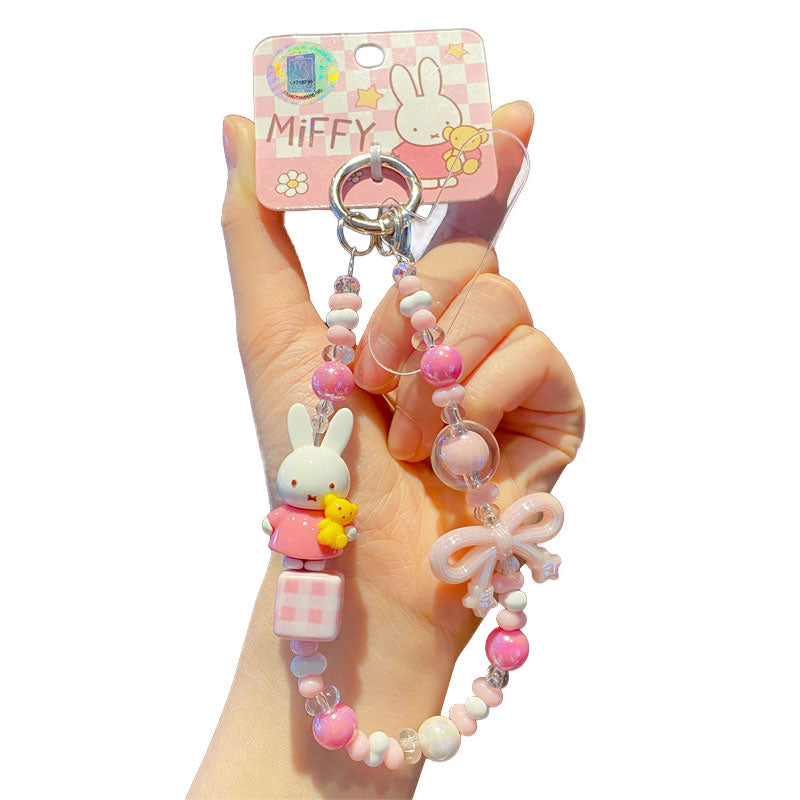 スマホ ストラップ かわいい ビーズ キーチャーム キーホルダー キーリング キーチェーン バッグチャーム ストラップ アクセサリー 紛失予防 かわいい ジュエリー 可愛い 雑貨 鍵 車 レディース カップル 小物 ギフト プレゼント