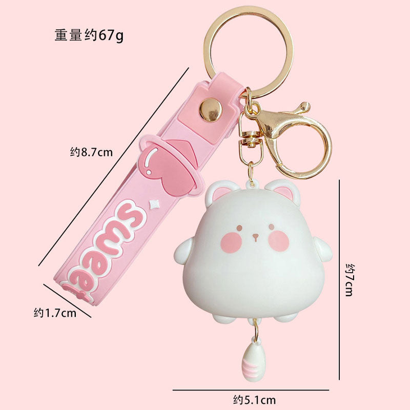 動物 ねこ パンダ キーチャーム キーホルダー キーリング キーチェーン バッグチャーム ストラップ アクセサリー 紛失予防 かわいい ジュエリー 可愛い 雑貨 鍵 車 レディース カップル 小物 ギフト プレゼント