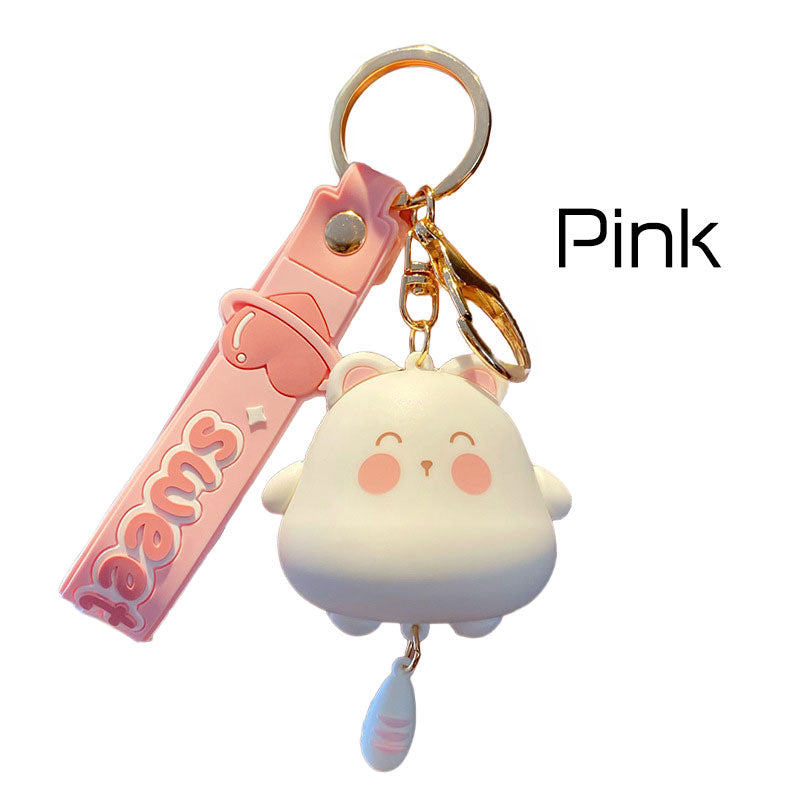 動物 ねこ パンダ キーチャーム キーホルダー キーリング キーチェーン バッグチャーム ストラップ アクセサリー 紛失予防 かわいい ジュエリー 可愛い 雑貨 鍵 車 レディース カップル 小物 ギフト プレゼント