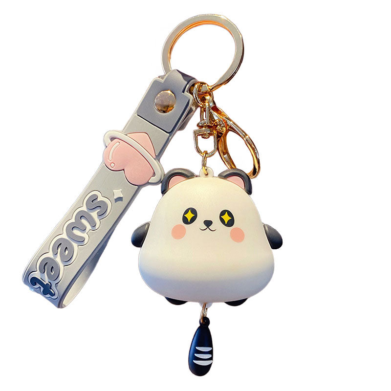 動物 ねこ パンダ キーチャーム キーホルダー キーリング キーチェーン バッグチャーム ストラップ アクセサリー 紛失予防 かわいい ジュエリー 可愛い 雑貨 鍵 車 レディース カップル 小物 ギフト プレゼント