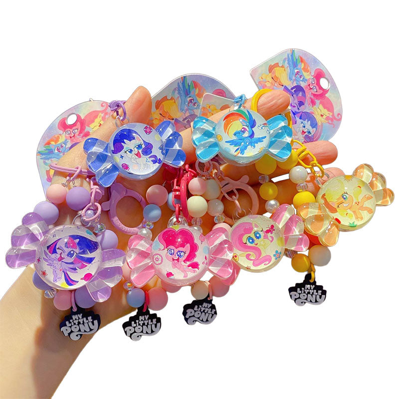 PONY 馬 ユニコーン キーチャーム キーホルダー キーリング キーチェーン バッグチャーム ストラップ アクセサリー 紛失予防 かわいい ジュエリー 可愛い 雑貨 鍵 車 レディース カップル 小物 ギフト プレゼント