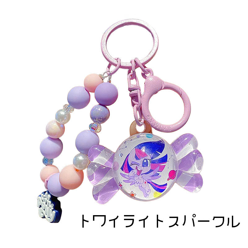 PONY 馬 ユニコーン キーチャーム キーホルダー キーリング キーチェーン バッグチャーム ストラップ アクセサリー 紛失予防 かわいい ジュエリー 可愛い 雑貨 鍵 車 レディース カップル 小物 ギフト プレゼント