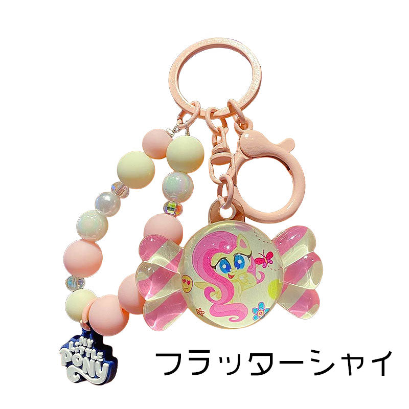 PONY 馬 ユニコーン キーチャーム キーホルダー キーリング キーチェーン バッグチャーム ストラップ アクセサリー 紛失予防 かわいい ジュエリー 可愛い 雑貨 鍵 車 レディース カップル 小物 ギフト プレゼント