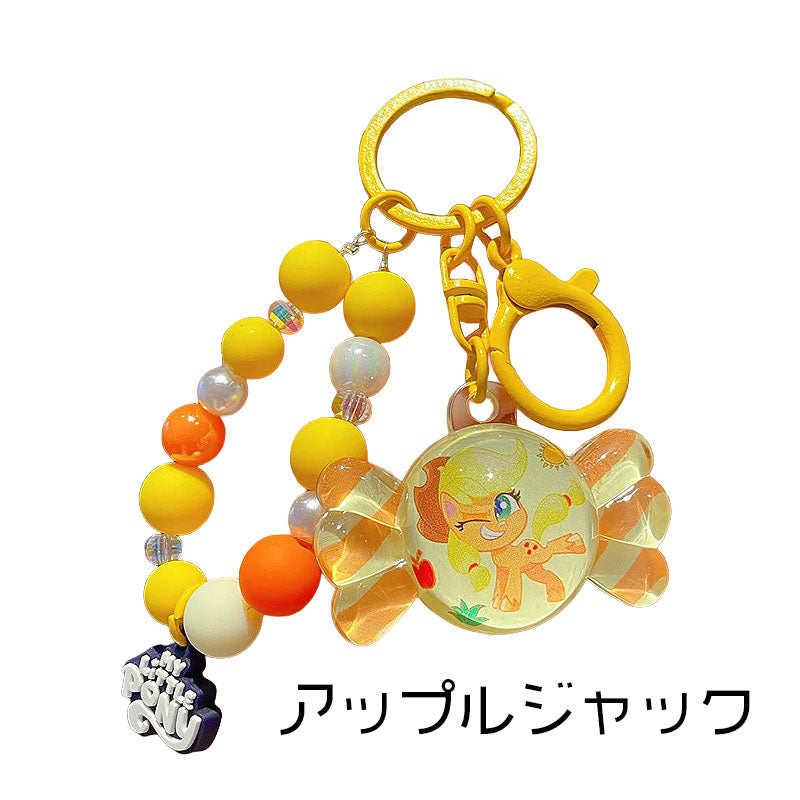 PONY 馬 ユニコーン キーチャーム キーホルダー キーリング キーチェーン バッグチャーム ストラップ アクセサリー 紛失予防 かわいい ジュエリー 可愛い 雑貨 鍵 車 レディース カップル 小物 ギフト プレゼント