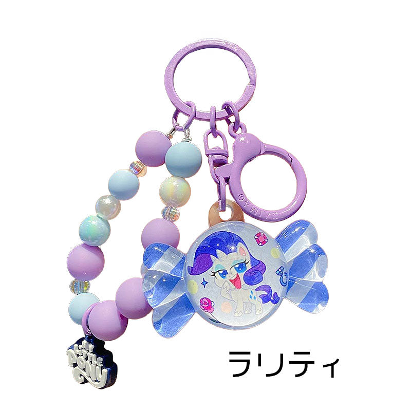 PONY 馬 ユニコーン キーチャーム キーホルダー キーリング キーチェーン バッグチャーム ストラップ アクセサリー 紛失予防 かわいい ジュエリー 可愛い 雑貨 鍵 車 レディース カップル 小物 ギフト プレゼント