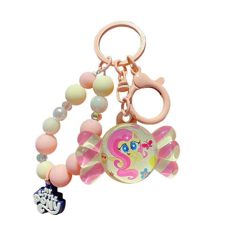 PONY 馬 ユニコーン キーチャーム キーホルダー キーリング キーチェーン バッグチャーム ストラップ アクセサリー 紛失予防 かわいい ジュエリー 可愛い 雑貨 鍵 車 レディース カップル 小物 ギフト プレゼント