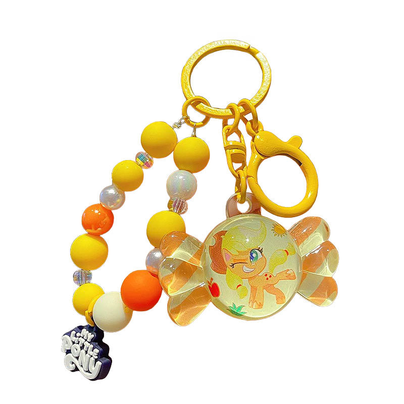 PONY 馬 ユニコーン キーチャーム キーホルダー キーリング キーチェーン バッグチャーム ストラップ アクセサリー 紛失予防 かわいい ジュエリー 可愛い 雑貨 鍵 車 レディース カップル 小物 ギフト プレゼント