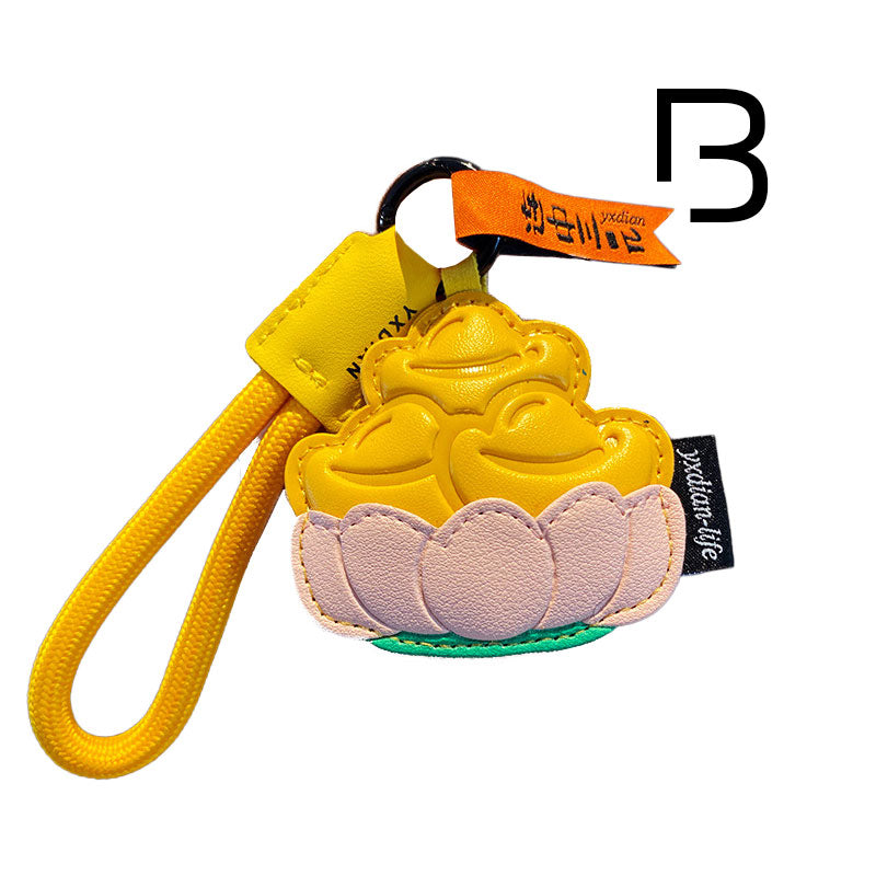 ポテトフライ コーヒー 革 キーチャーム キーホルダー キーリング キーチェーン バッグチャーム ストラップ アクセサリー 紛失予防 かわいい ジュエリー 可愛い 雑貨 鍵 車 レディース カップル 小物 ギフト プレゼント