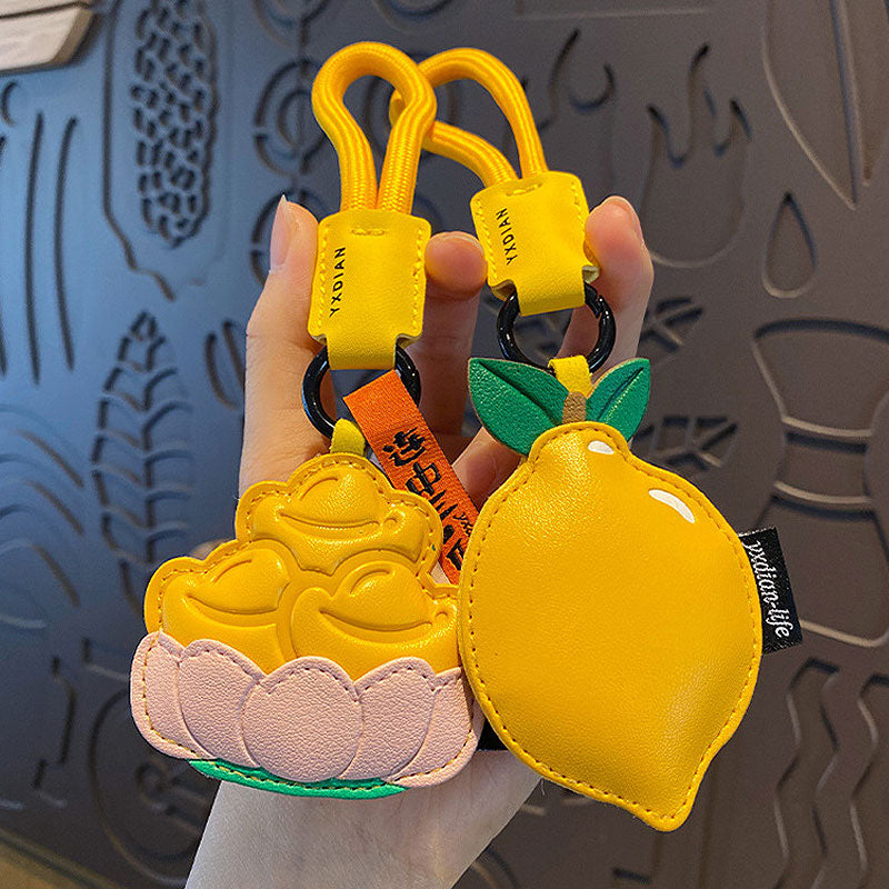 ポテトフライ コーヒー 革 キーチャーム キーホルダー キーリング キーチェーン バッグチャーム ストラップ アクセサリー 紛失予防 かわいい ジュエリー 可愛い 雑貨 鍵 車 レディース カップル 小物 ギフト プレゼント