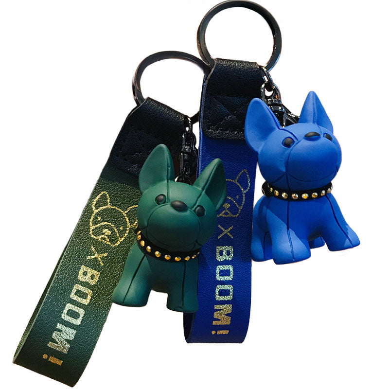 ブルドッグ 犬 キーホルダー キーリング 可愛い 犬雑貨 バックチャーム おしゃれ グッズ フレンチ いぬ ワンちゃん バッグチャーム ギフト プレゼント