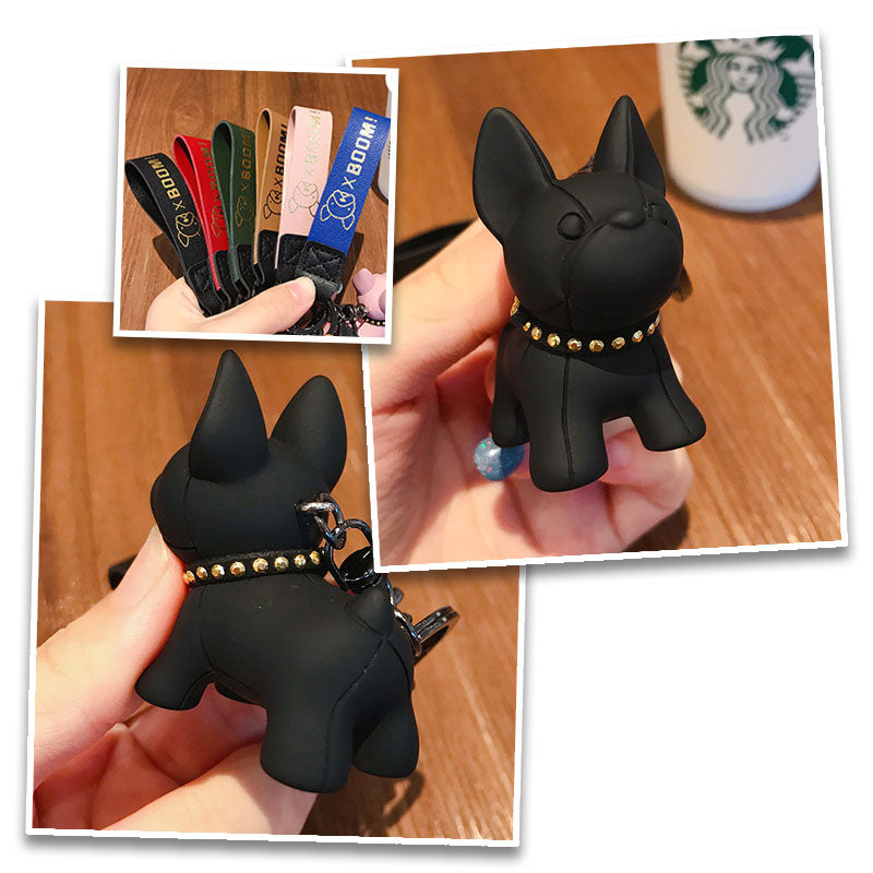 ブルドッグ 犬 キーホルダー キーリング 可愛い 犬雑貨 バックチャーム おしゃれ グッズ フレンチ いぬ ワンちゃん バッグチャーム ギフト プレゼント
