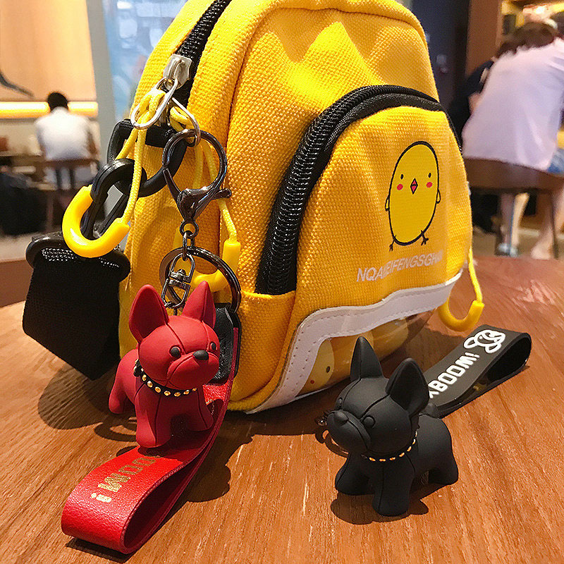 ブルドッグ 犬 キーホルダー キーリング 可愛い 犬雑貨 バックチャーム おしゃれ グッズ フレンチ いぬ ワンちゃん バッグチャーム ギフト プレゼント