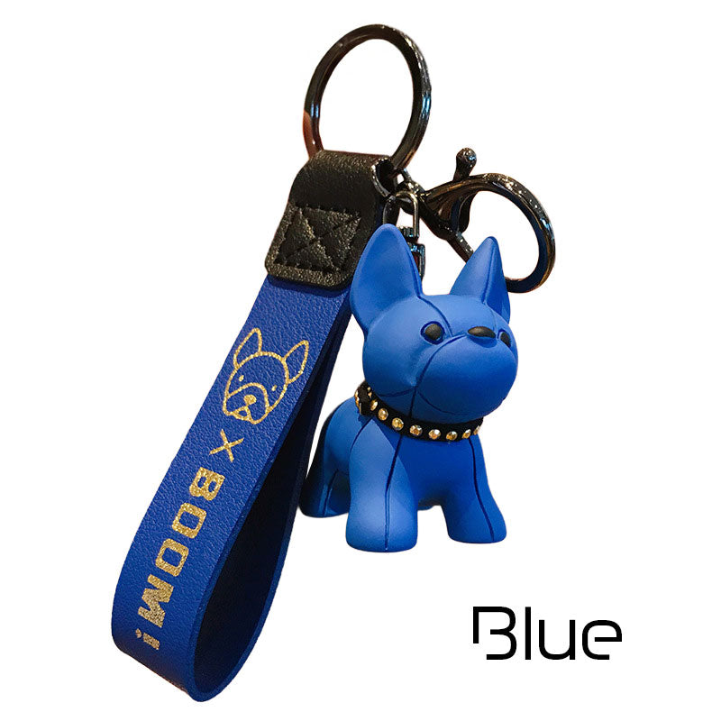 ブルドッグ 犬 キーホルダー キーリング 可愛い 犬雑貨 バックチャーム おしゃれ グッズ フレンチ いぬ ワンちゃん バッグチャーム ギフト プレゼント