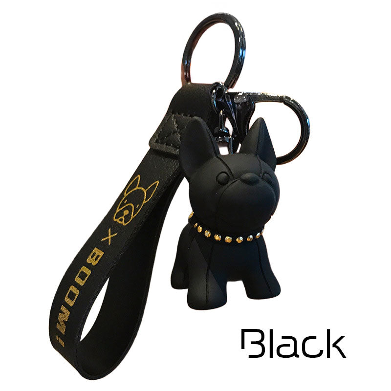 ブルドッグ 犬 キーホルダー キーリング 可愛い 犬雑貨 バックチャーム おしゃれ グッズ フレンチ いぬ ワンちゃん バッグチャーム ギフト プレゼント