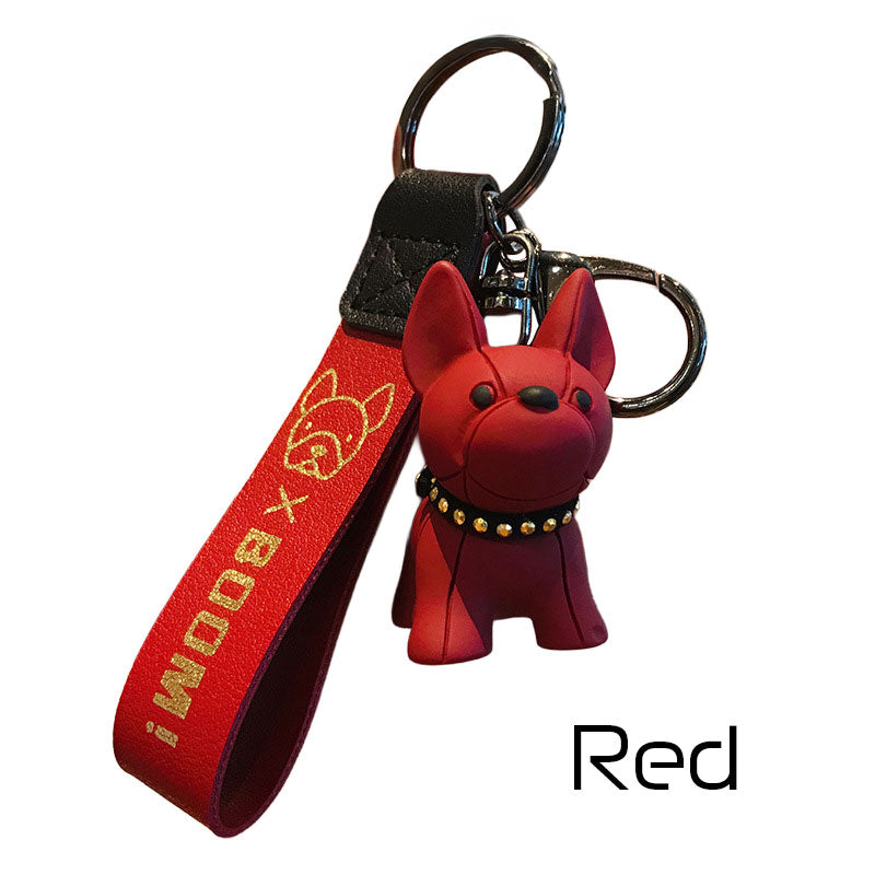 ブルドッグ 犬 キーホルダー キーリング 可愛い 犬雑貨 バックチャーム おしゃれ グッズ フレンチ いぬ ワンちゃん バッグチャーム ギフト プレゼント
