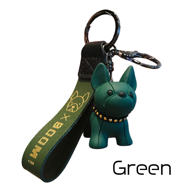 ブルドッグ 犬 キーホルダー キーリング 可愛い 犬雑貨 バックチャーム おしゃれ グッズ フレンチ いぬ ワンちゃん バッグチャーム ギフト プレゼント