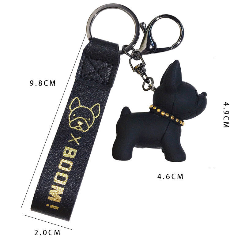 ブルドッグ 犬 キーホルダー キーリング 可愛い 犬雑貨 バックチャーム おしゃれ グッズ フレンチ いぬ ワンちゃん バッグチャーム ギフト プレゼント