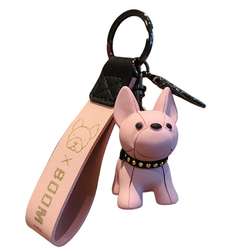 ブルドッグ 犬 キーホルダー キーリング 可愛い 犬雑貨 バックチャーム おしゃれ グッズ フレンチ いぬ ワンちゃん バッグチャーム ギフト プレゼント