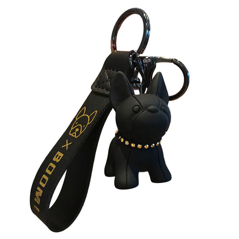 ブルドッグ 犬 キーホルダー キーリング 可愛い 犬雑貨 バックチャーム おしゃれ グッズ フレンチ いぬ ワンちゃん バッグチャーム ギフト プレゼント