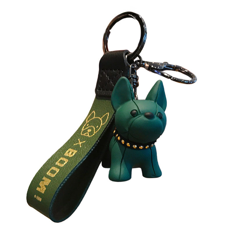 ブルドッグ 犬 キーホルダー キーリング 可愛い 犬雑貨 バックチャーム おしゃれ グッズ フレンチ いぬ ワンちゃん バッグチャーム ギフト プレゼント