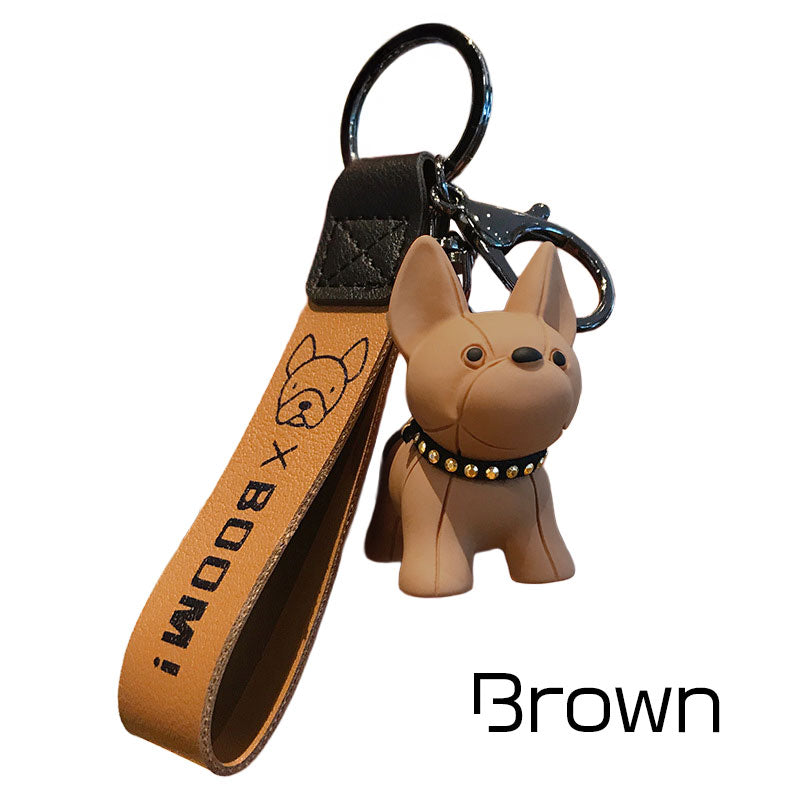 ブルドッグ 犬 キーホルダー キーリング 可愛い 犬雑貨 バックチャーム おしゃれ グッズ フレンチ いぬ ワンちゃん バッグチャーム ギフト プレゼント
