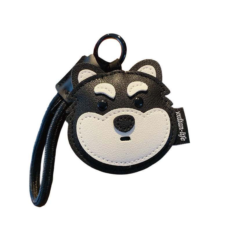 ハスキー 犬 革 キーチャーム キーホルダー キーリング キーチェーン バッグチャーム ストラップ アクセサリー 紛失予防 かわいい ジュエリー 可愛い 雑貨 鍵 車 レディース カップル 小物 ギフト プレゼント