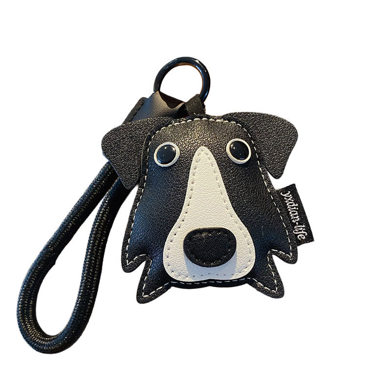 ハスキー 犬 革 キーチャーム キーホルダー キーリング キーチェーン バッグチャーム ストラップ アクセサリー 紛失予防 かわいい ジュエリー 可愛い 雑貨 鍵 車 レディース カップル 小物 ギフト プレゼント