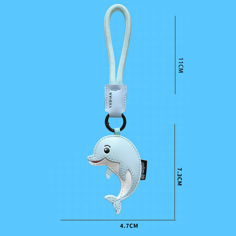 クジラ イルカ 革 キーチャーム キーホルダー キーリング キーチェーン バッグチャーム ストラップ アクセサリー 紛失予防 かわいい ジュエリー 可愛い 雑貨 鍵 車 レディース カップル 小物 ギフト プレゼント