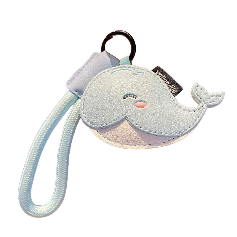 クジラ イルカ 革 キーチャーム キーホルダー キーリング キーチェーン バッグチャーム ストラップ アクセサリー 紛失予防 かわいい ジュエリー 可愛い 雑貨 鍵 車 レディース カップル 小物 ギフト プレゼント