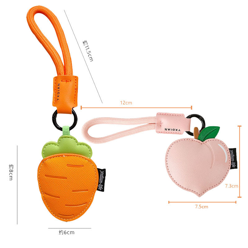 野菜 果物 革 キーチャーム キーホルダー キーリング キーチェーン バッグチャーム ストラップ アクセサリー 紛失予防 かわいい ジュエリー 可愛い 雑貨 鍵 車 レディース カップル 小物 ギフト プレゼント