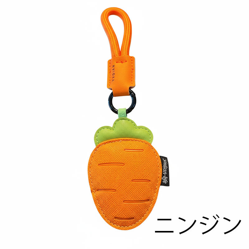 野菜 果物 革 キーチャーム キーホルダー キーリング キーチェーン バッグチャーム ストラップ アクセサリー 紛失予防 かわいい ジュエリー 可愛い 雑貨 鍵 車 レディース カップル 小物 ギフト プレゼント