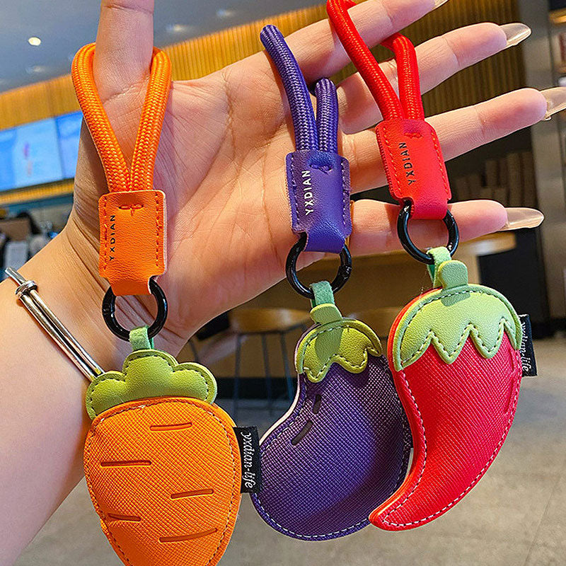野菜 果物 革 キーチャーム キーホルダー キーリング キーチェーン バッグチャーム ストラップ アクセサリー 紛失予防 かわいい ジュエリー 可愛い 雑貨 鍵 車 レディース カップル 小物 ギフト プレゼント