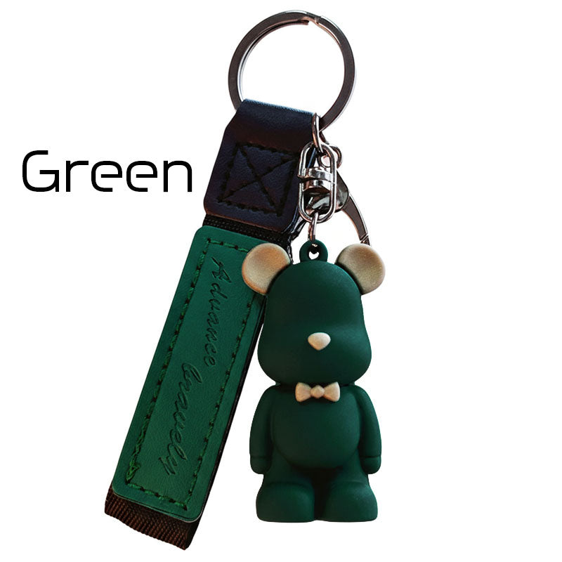 【アウトレット品】 クマ ちょうネクタイ キーチャーム キーホルダー キーリング キーチェーン バッグチャーム ストラップ アクセサリー 紛失予防 かわいい ジュエリー 可愛い 雑貨 鍵 車 レディース カップル 小物 ギフト プレゼント