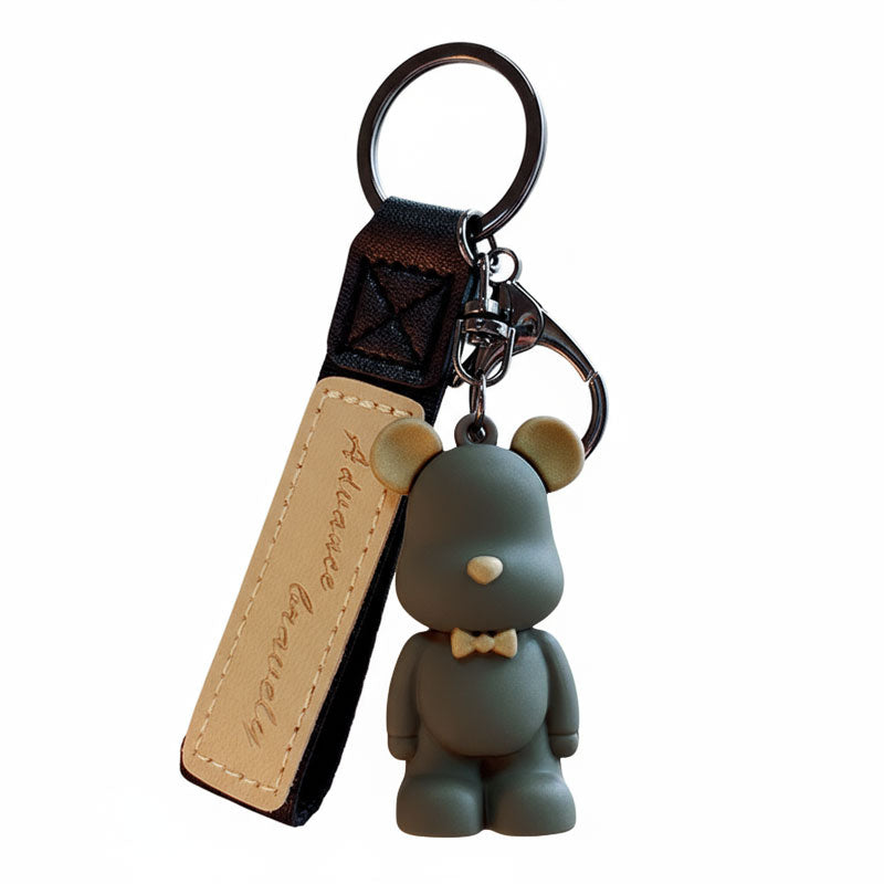 【アウトレット品】 クマ ちょうネクタイ キーチャーム キーホルダー キーリング キーチェーン バッグチャーム ストラップ アクセサリー 紛失予防 かわいい ジュエリー 可愛い 雑貨 鍵 車 レディース カップル 小物 ギフト プレゼント