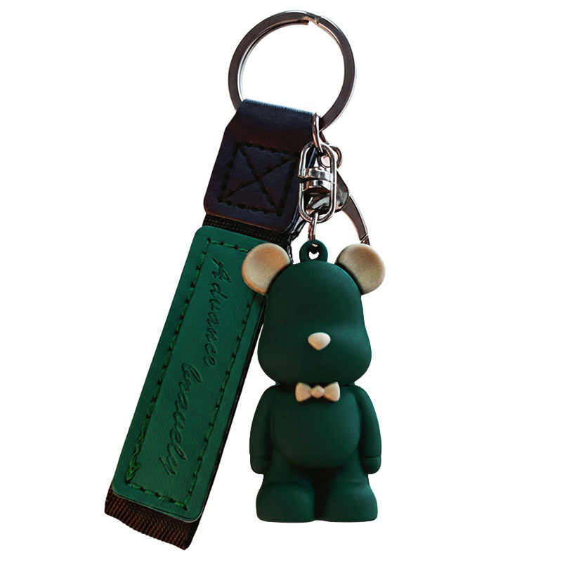 【アウトレット品】 クマ ちょうネクタイ キーチャーム キーホルダー キーリング キーチェーン バッグチャーム ストラップ アクセサリー 紛失予防 かわいい ジュエリー 可愛い 雑貨 鍵 車 レディース カップル 小物 ギフト プレゼント