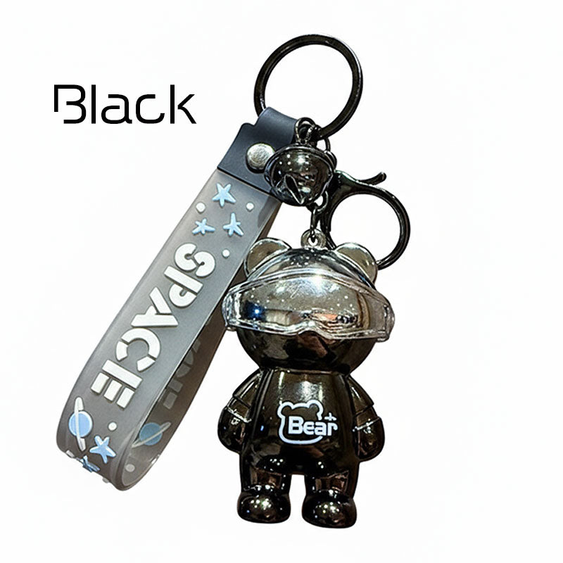 Bear 光る 機械クマ キーチャーム キーホルダー キーリング キーチェーン バッグチャーム ストラップ アクセサリー 紛失予防 かわいい ジュエリー 可愛い 雑貨 鍵 車 レディース カップル 小物 ギフト プレゼント