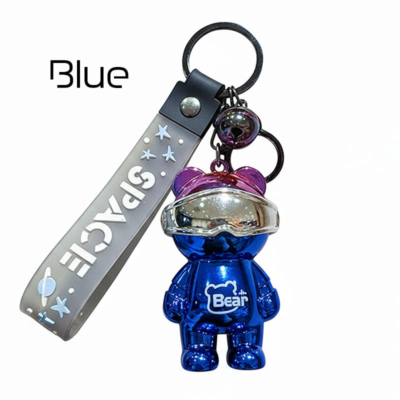 Bear 光る 機械クマ キーチャーム キーホルダー キーリング キーチェーン バッグチャーム ストラップ アクセサリー 紛失予防 かわいい ジュエリー 可愛い 雑貨 鍵 車 レディース カップル 小物 ギフト プレゼント