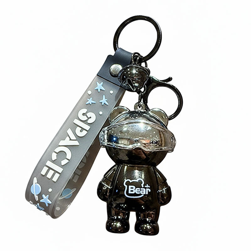 Bear 光る 機械クマ キーチャーム キーホルダー キーリング キーチェーン バッグチャーム ストラップ アクセサリー 紛失予防 かわいい ジュエリー 可愛い 雑貨 鍵 車 レディース カップル 小物 ギフト プレゼント