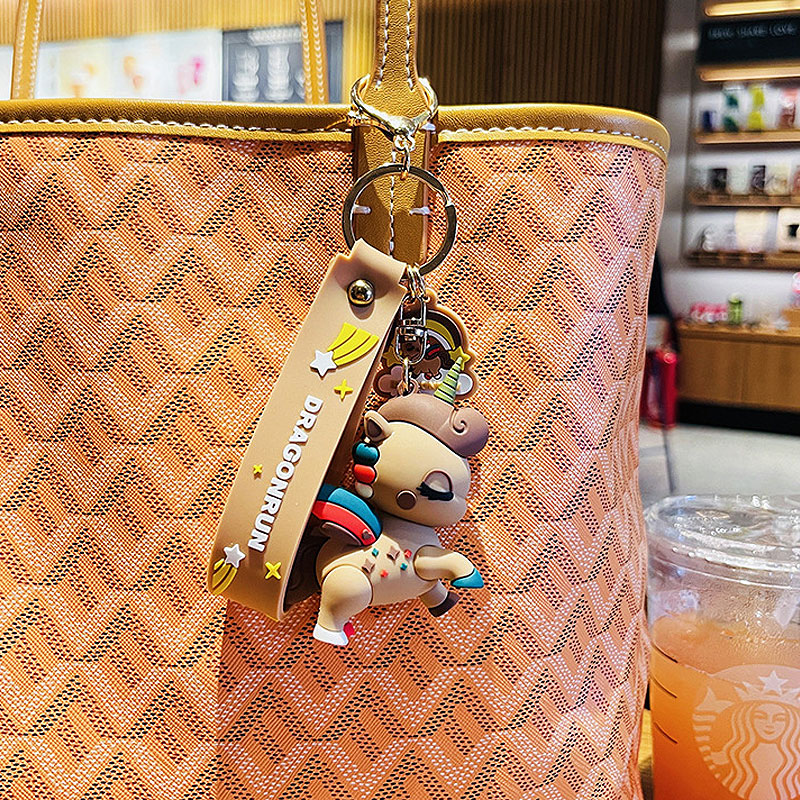 馬 ユニコーン キーチャーム キーホルダー キーリング キーチェーン バッグチャーム ストラップ アクセサリー 紛失予防 かわいい ジュエリー 可愛い 雑貨 鍵 車 レディース カップル 小物 ギフト プレゼント