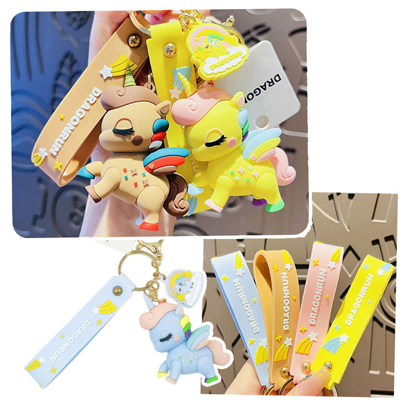 馬 ユニコーン キーチャーム キーホルダー キーリング キーチェーン バッグチャーム ストラップ アクセサリー 紛失予防 かわいい ジュエリー 可愛い 雑貨 鍵 車 レディース カップル 小物 ギフト プレゼント