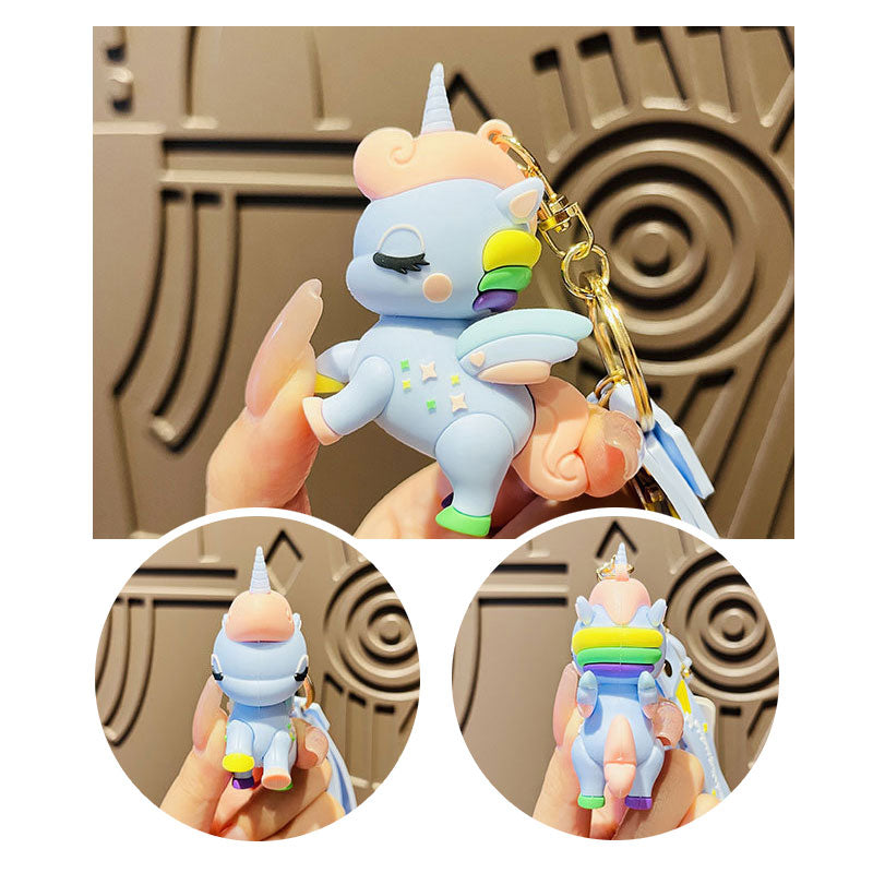 馬 ユニコーン キーチャーム キーホルダー キーリング キーチェーン バッグチャーム ストラップ アクセサリー 紛失予防 かわいい ジュエリー 可愛い 雑貨 鍵 車 レディース カップル 小物 ギフト プレゼント