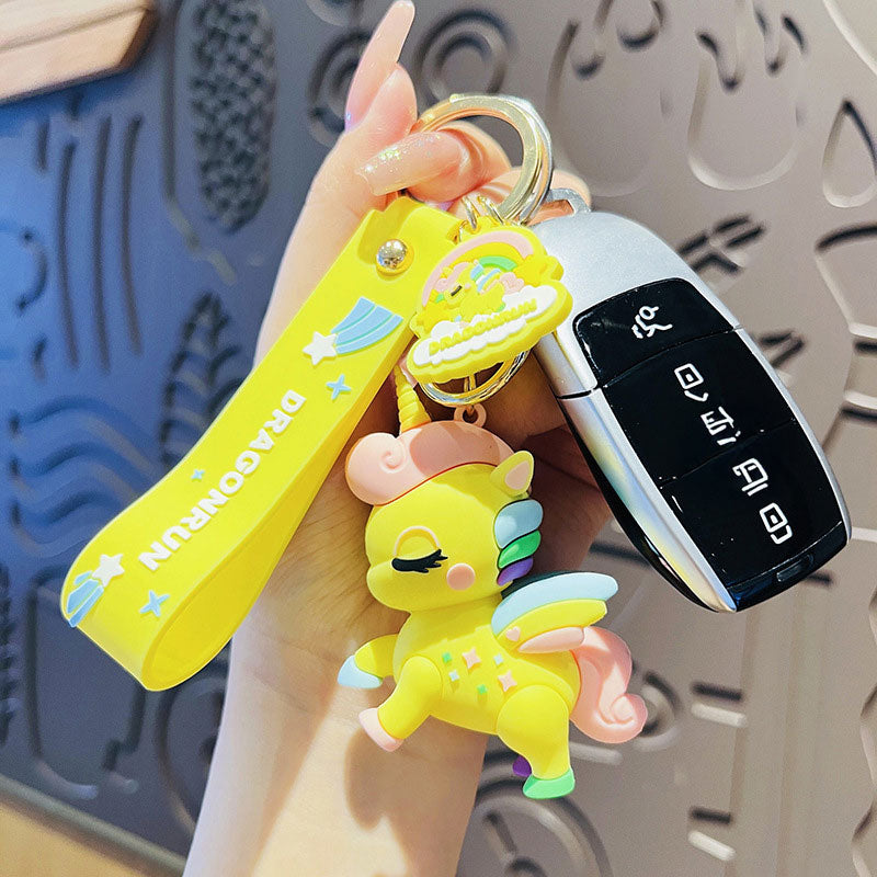 馬 ユニコーン キーチャーム キーホルダー キーリング キーチェーン バッグチャーム ストラップ アクセサリー 紛失予防 かわいい ジュエリー 可愛い 雑貨 鍵 車 レディース カップル 小物 ギフト プレゼント