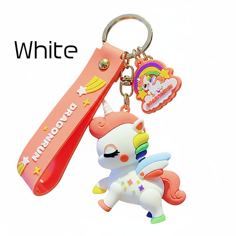 馬 ユニコーン キーチャーム キーホルダー キーリング キーチェーン バッグチャーム ストラップ アクセサリー 紛失予防 かわいい ジュエリー 可愛い 雑貨 鍵 車 レディース カップル 小物 ギフト プレゼント