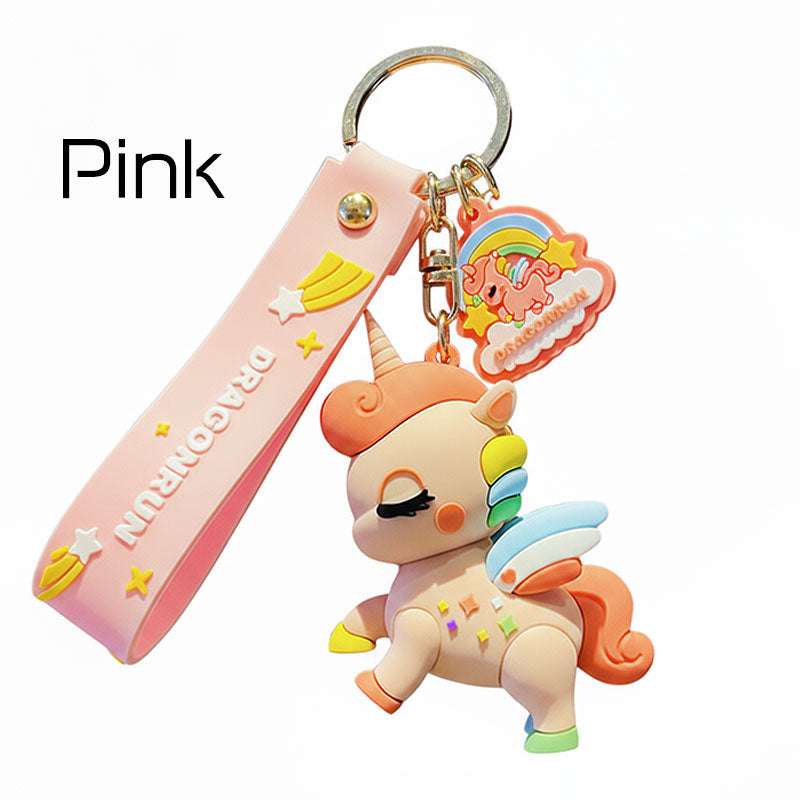 馬 ユニコーン キーチャーム キーホルダー キーリング キーチェーン バッグチャーム ストラップ アクセサリー 紛失予防 かわいい ジュエリー 可愛い 雑貨 鍵 車 レディース カップル 小物 ギフト プレゼント